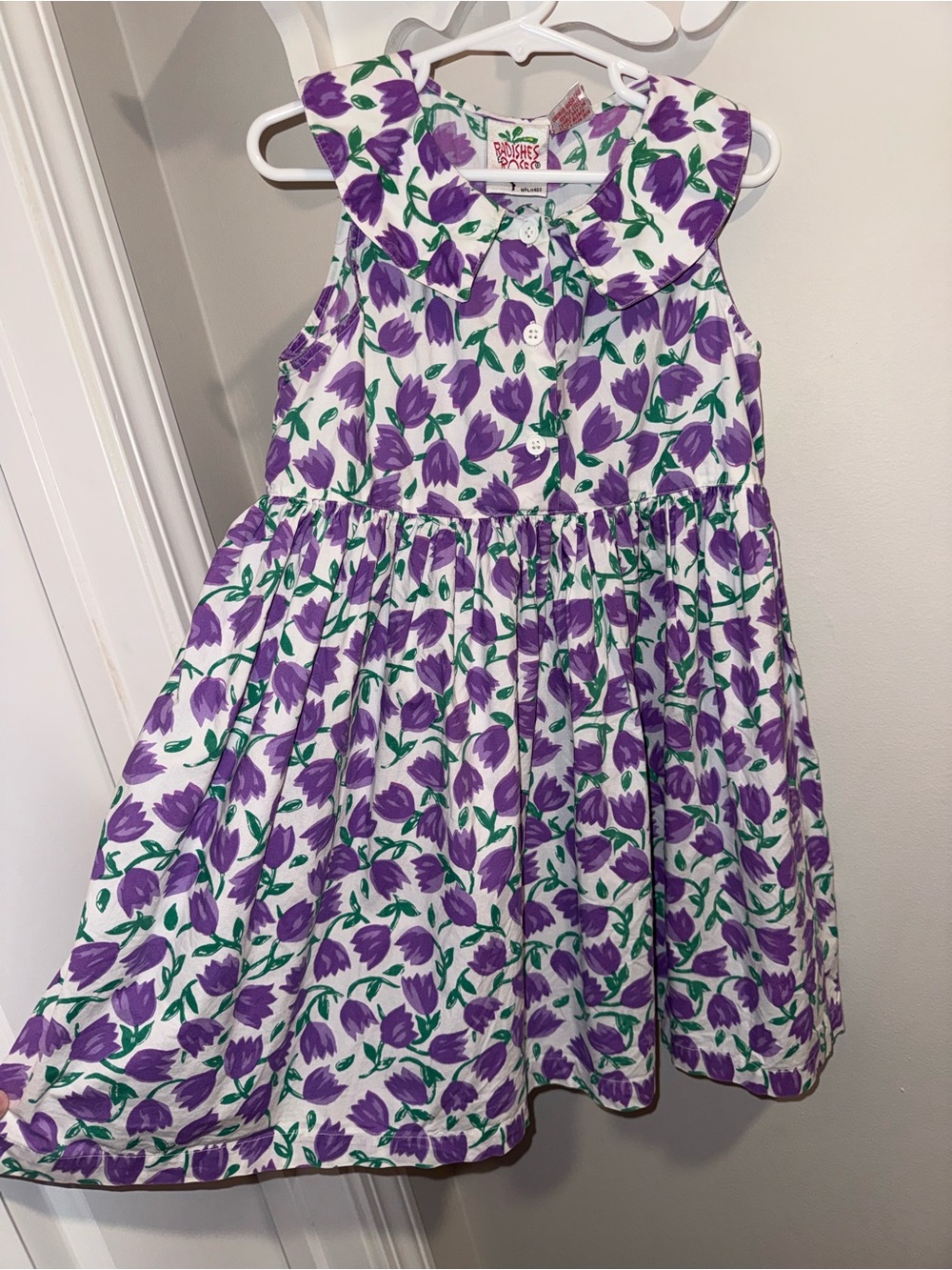 Vintage tulip print dress